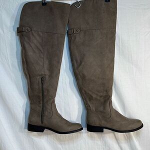 Sun + Stone Allicce Over-The-Knee Boots Micro‎ Women's US 8.5